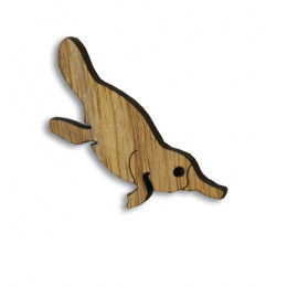 Platypus Timber Brooch
