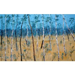 'Blue Gum Forest, Castlemaine' 102 cm x 180 cm