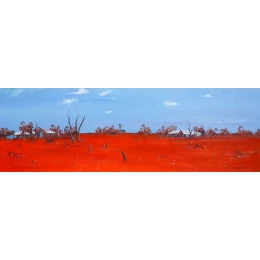 'On the Castleraigh Plains' 40xm x 120cm