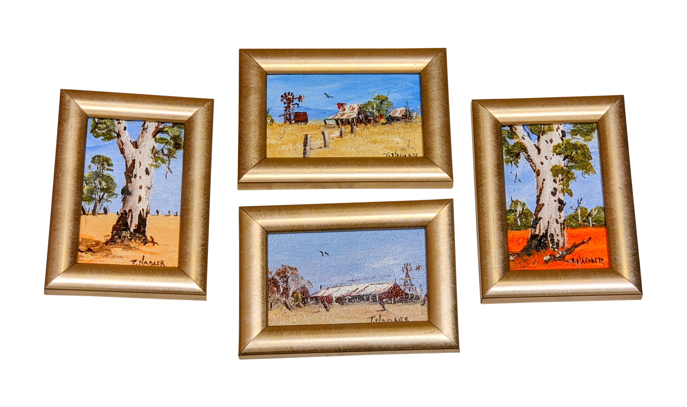 Original Australian paintings by artist Terrence John Hadler