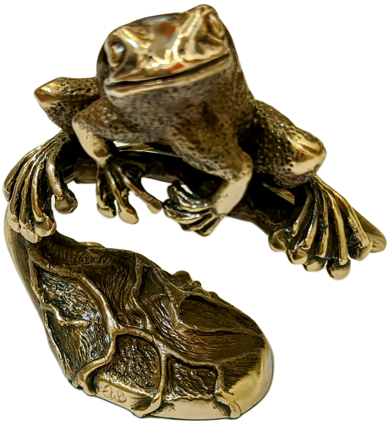 bronze tree frog icon Australia animal hand made in Australia