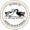 Boon-Ya-Bur-Werna Logo – To Join Us Boon-Ya-Bur-Werna logo featuring two swans facing each other in a circular emblem with the words ‘To Join Us’ and ‘Boon-Ya-Bur-Werna.