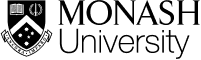 Monash University Monash University logo in black and white